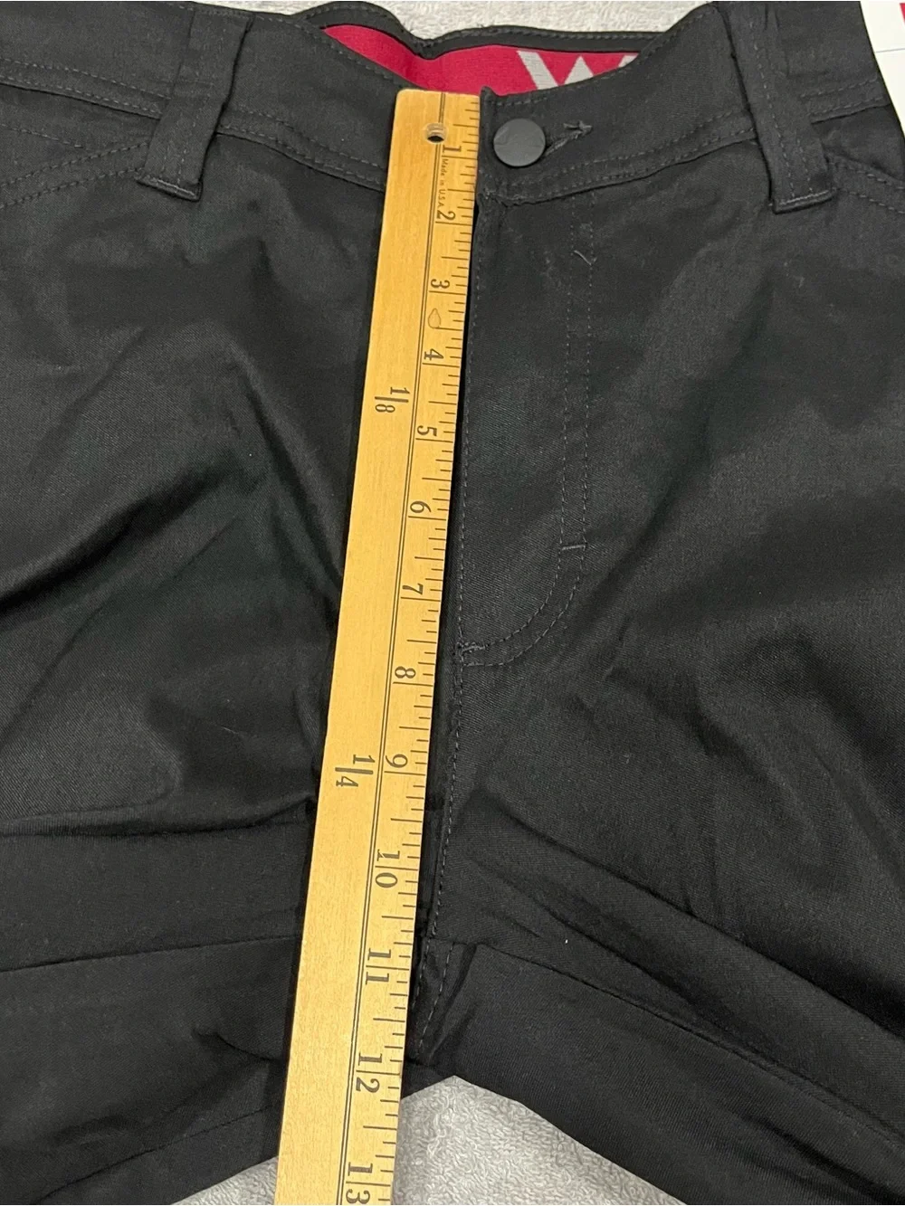 Wrangler All Terrain Cargo Pants Mens 30x30 Black Utility Zip Pockets NWT